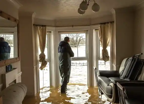 water damage restoration service St. Anne